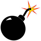 Bombs Clipart Bomb Silhouette - Bomb Clipart