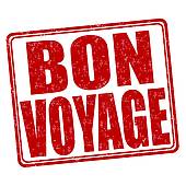 bon boyage; Bon voyage stamp