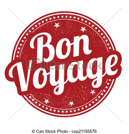 ... Bon voyage stamp - Bon voyage grunge rubber stamp on white,.