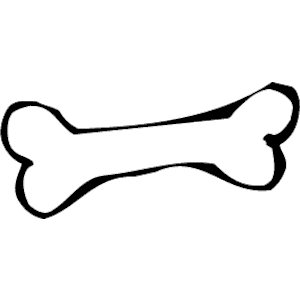 dog bone clipart