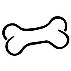 Dog Bone Clipart - Use Silhou
