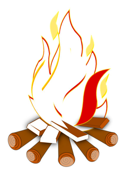 bonfire cartoon
