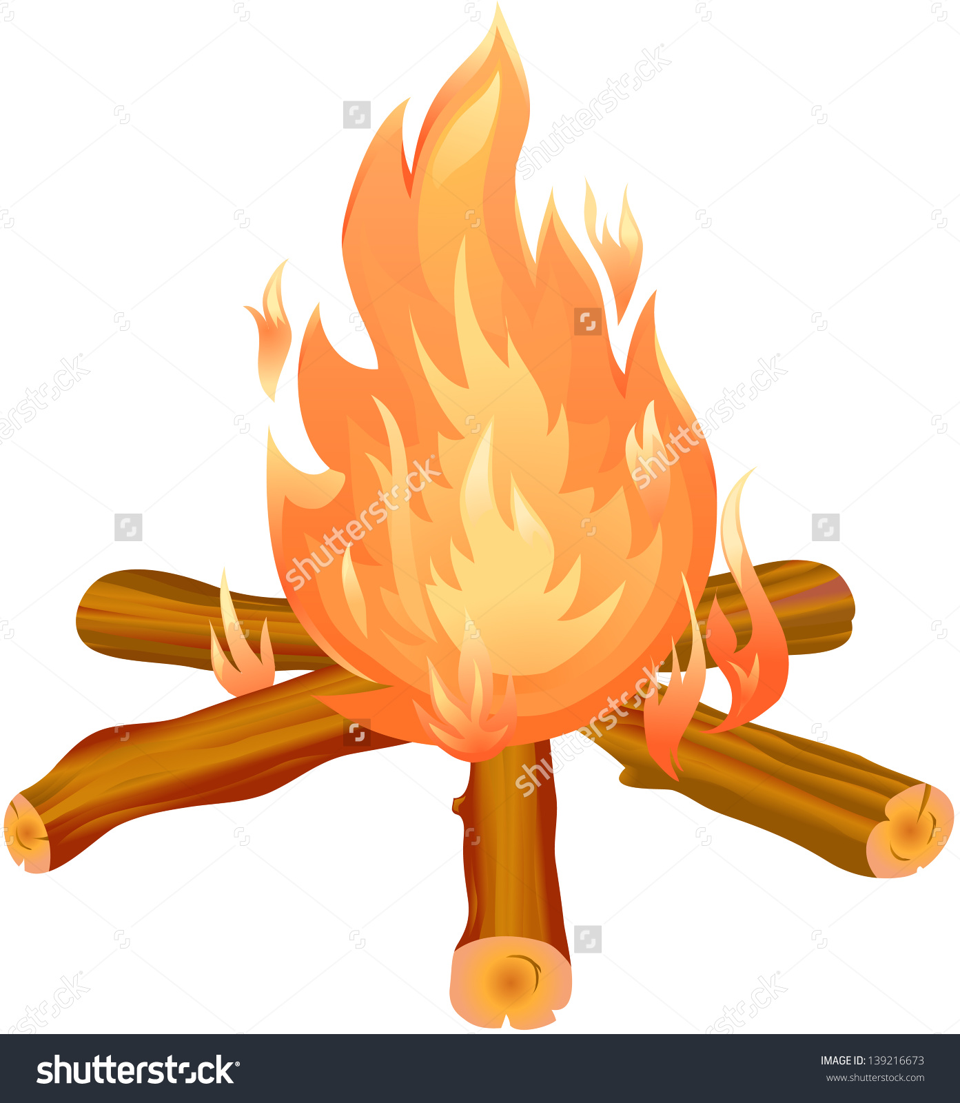 Bonfire clipart