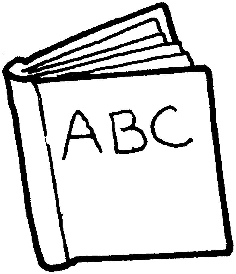 Small stack of books clipart 