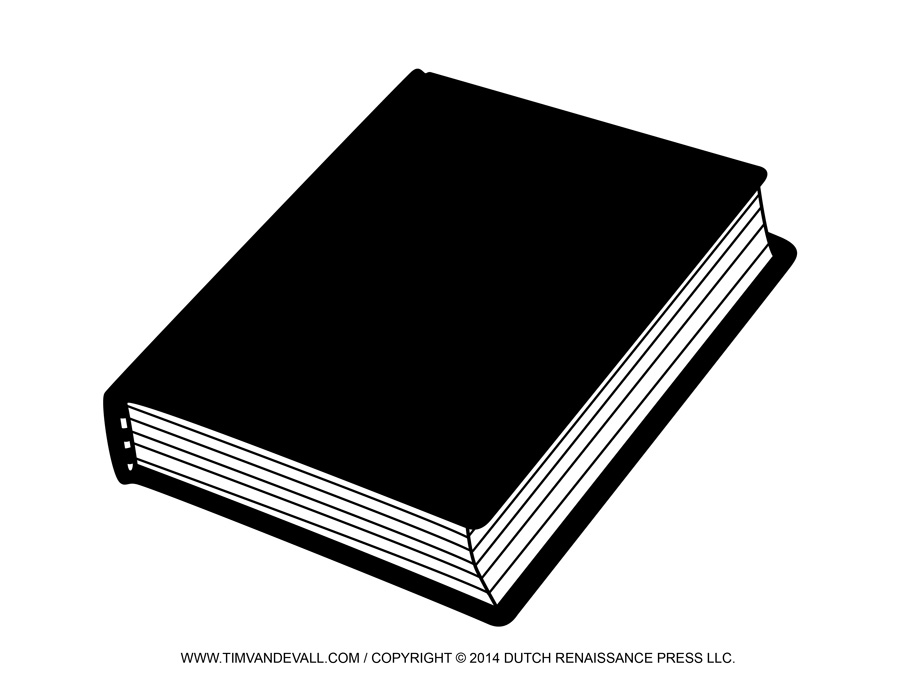 book clipart black and white