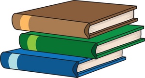 Textbook Clipart Image: Textbooks in a Stack