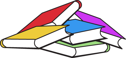 Stack of books clipart 4