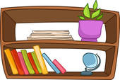 book shelf; wooden shelf ...