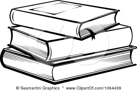 Books Clip Art Black And White Clipart Panda Free Clipart Images