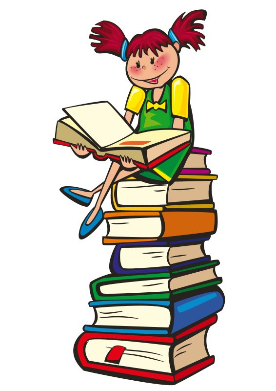 books reading clipart. schooling clipart