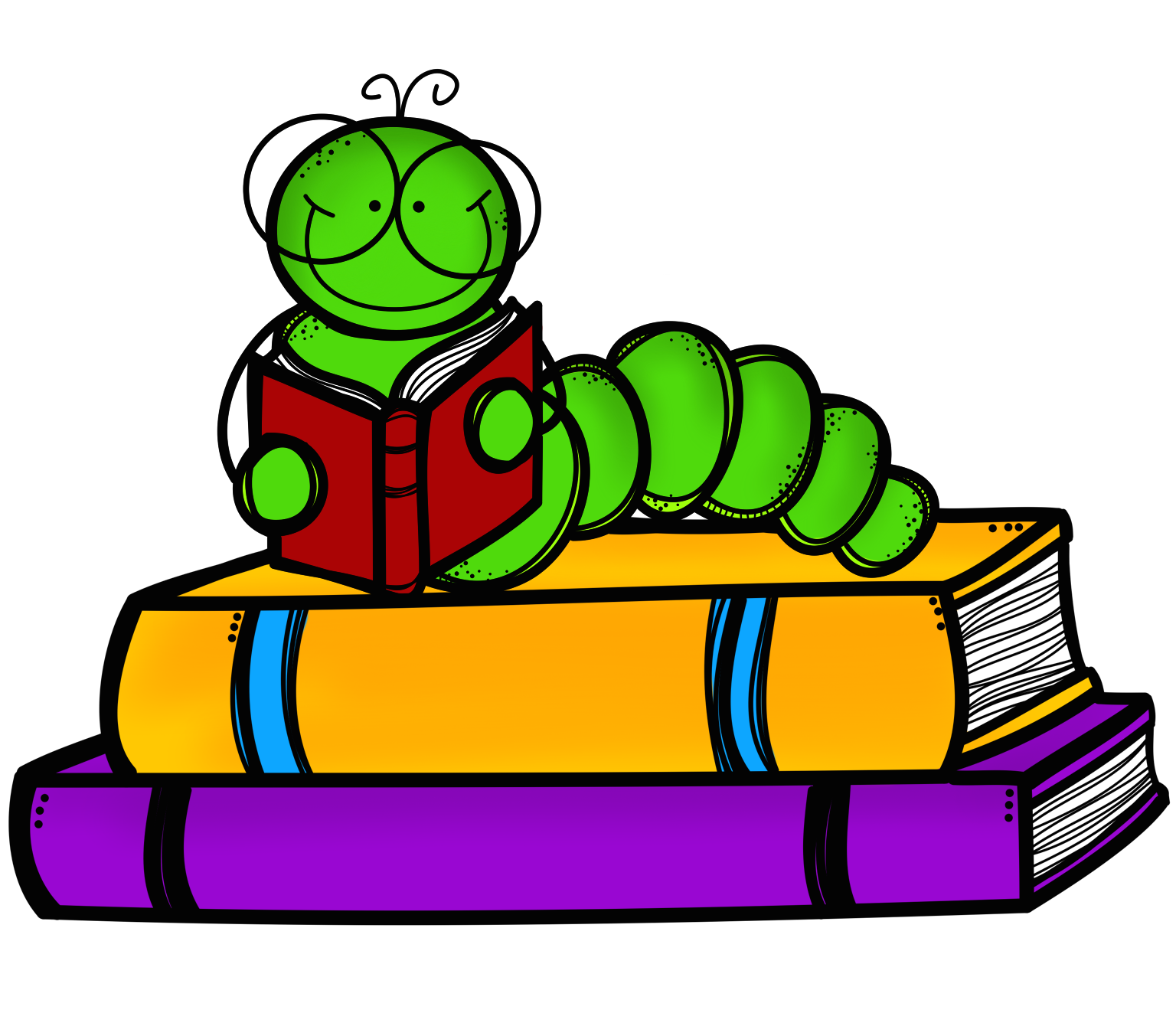 Bookworm Stock Illustrations 