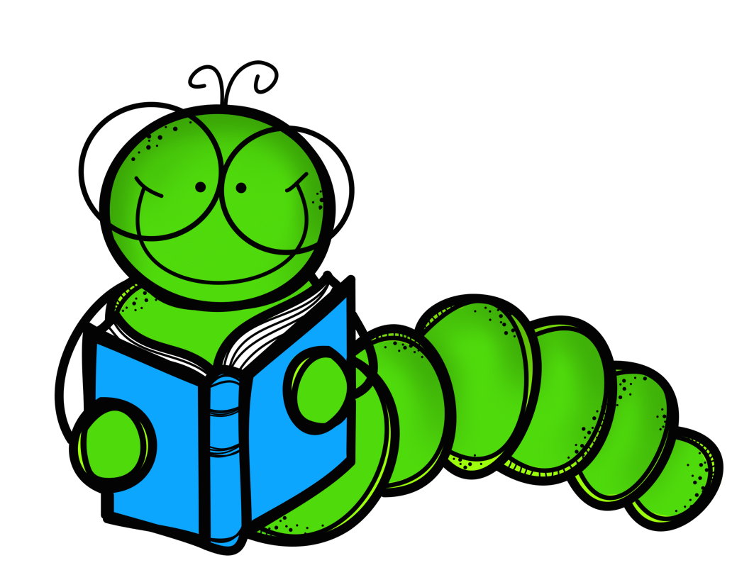 bookworm clipart black and wh
