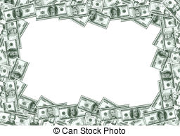 border of cash money with . - Money Border Clip Art