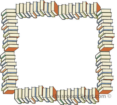 Borders Book Border Classroom - Book Border Clip Art