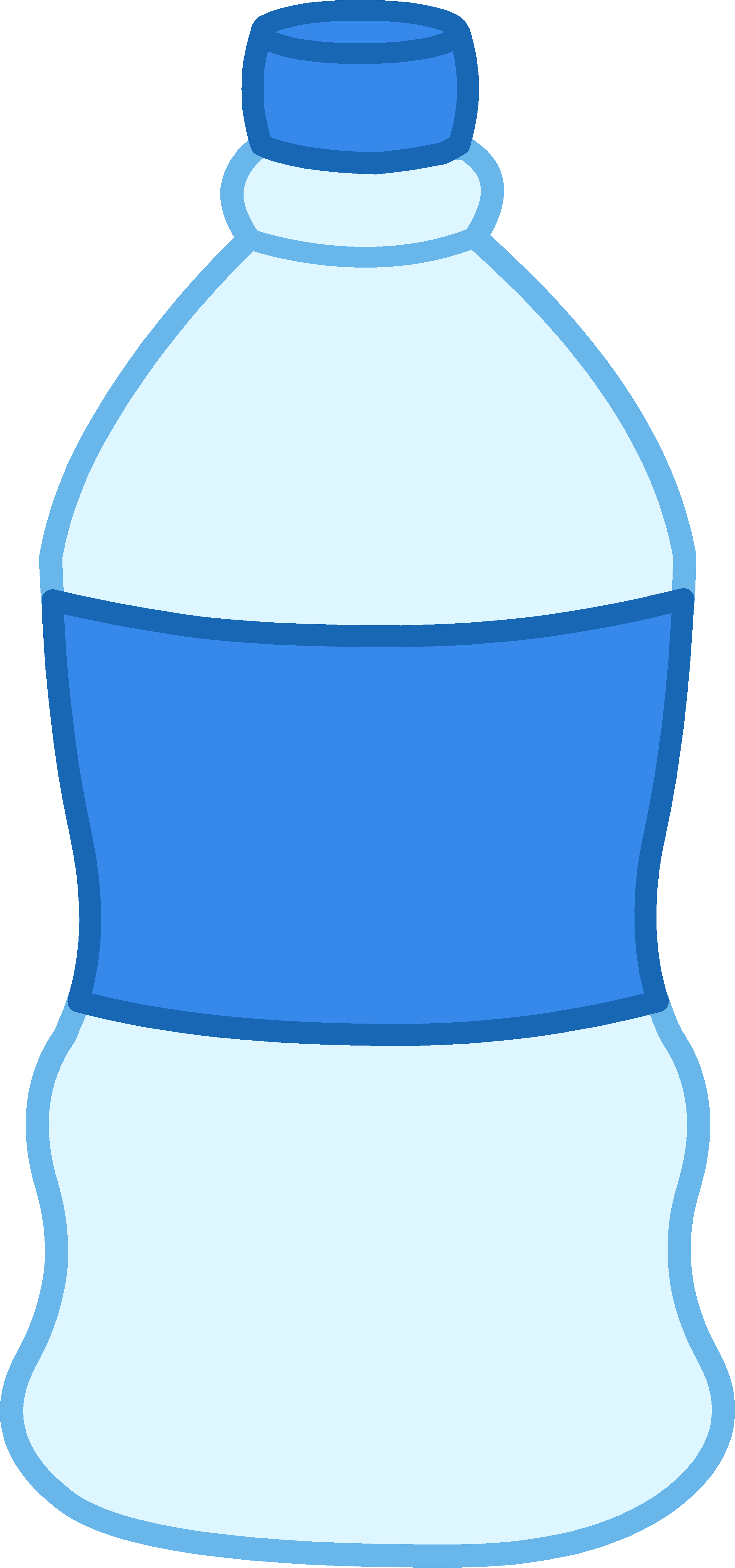 Cartoon Water Bottle Clipart #1