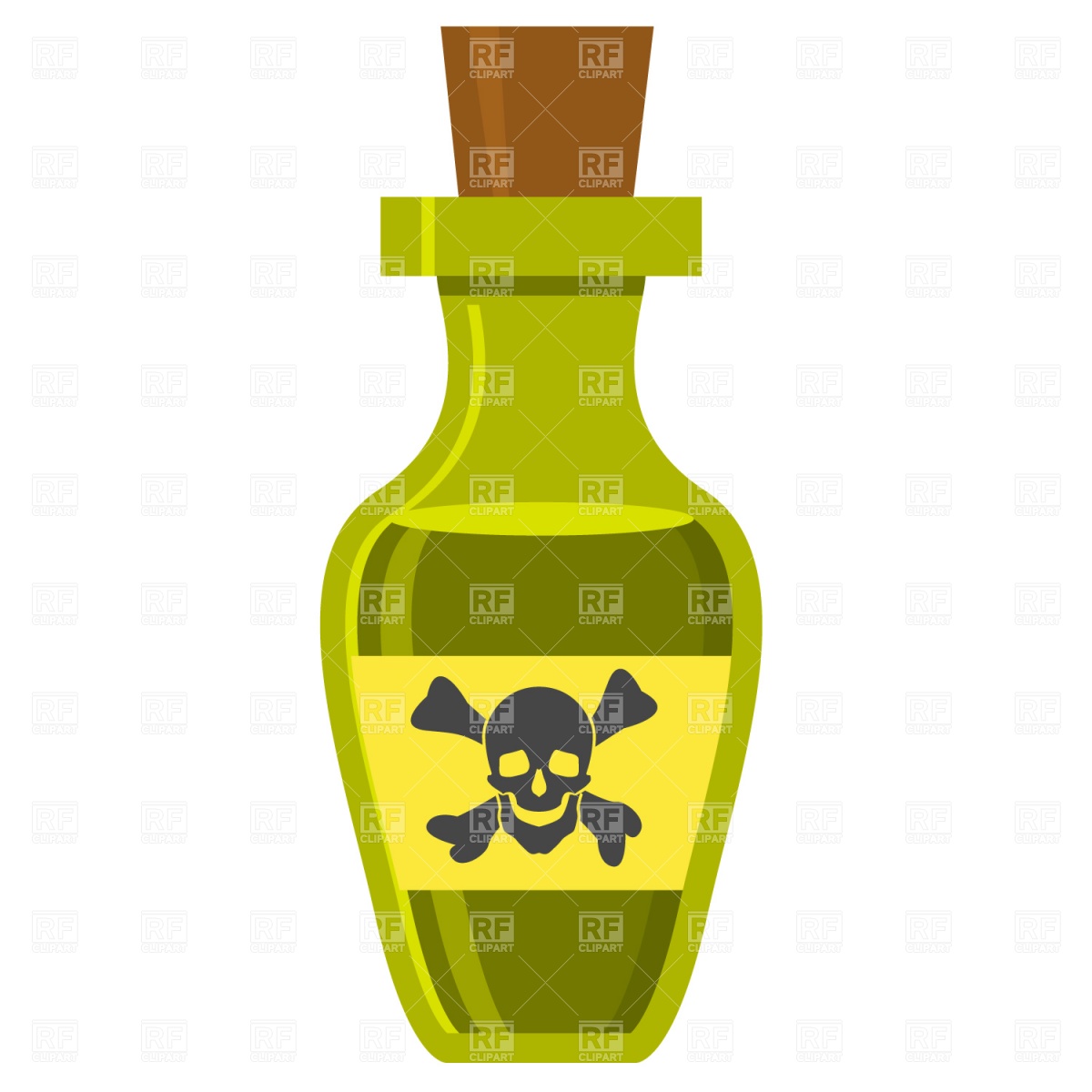 Bottle With Poison Download Royalty Free Vector Clipart Eps
