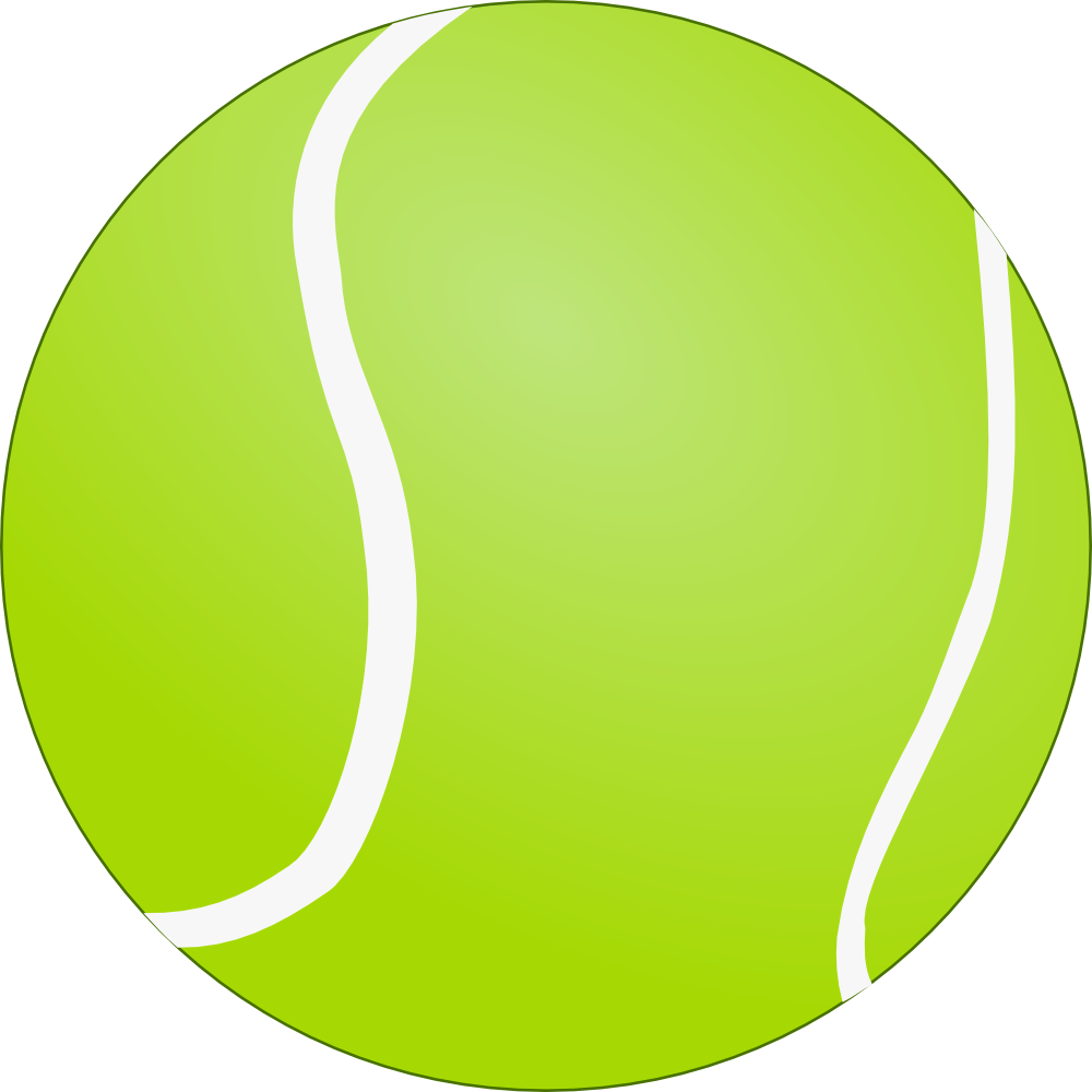 bouncing tennis ball clipart