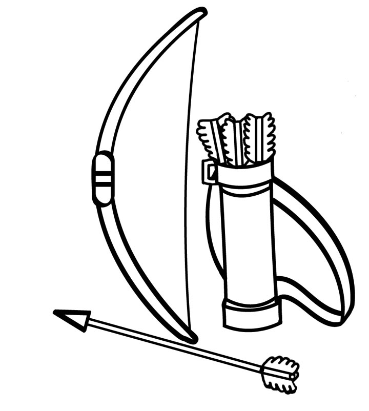Bow And Arrow Clipart - Bow And Arrow Clip Art