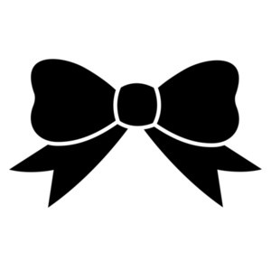 Bow Black And White Clipart - Ribbon Clipart Black And White