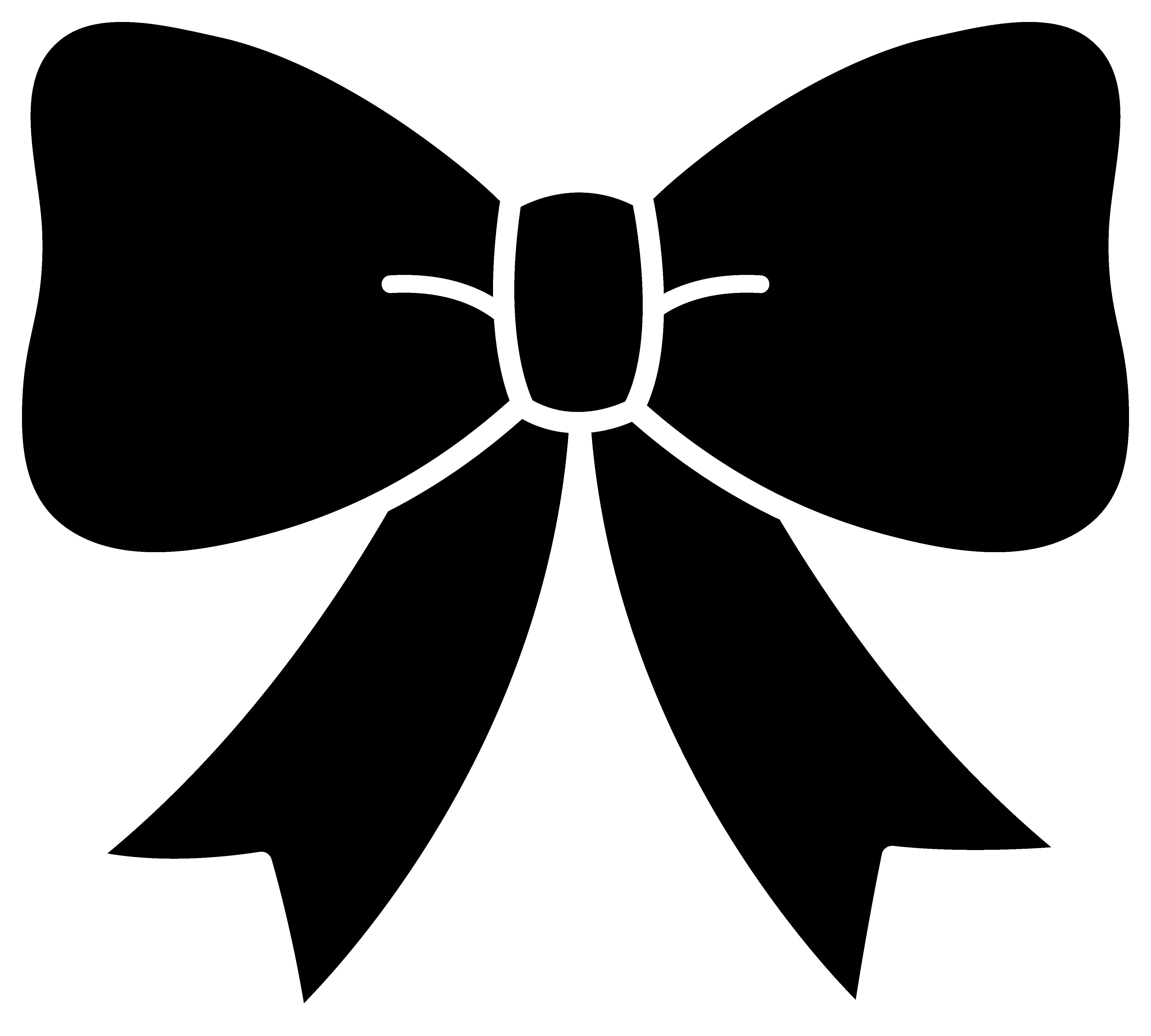 Bow Clipart Black And White C