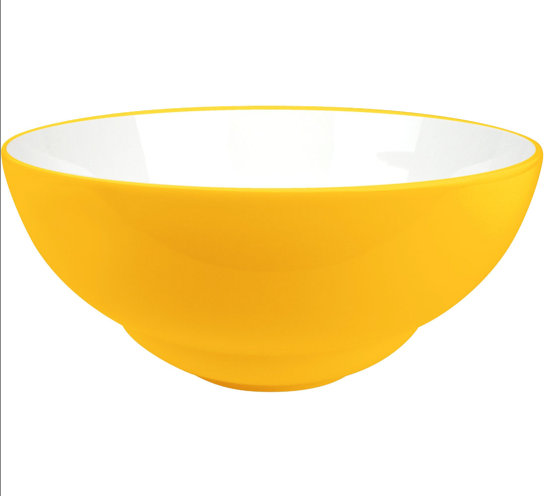 Yellow Bowl Clip Art Image La