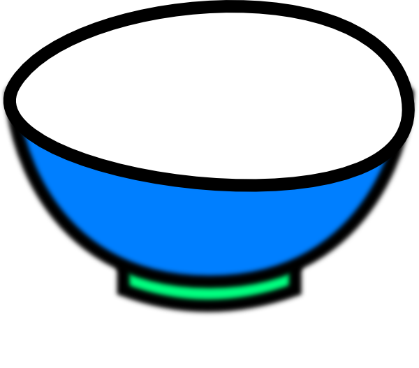 Bowl Clip Art Image - large d