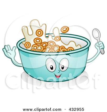 Bowl Of Cereal Character Gesturing by BNP Design Studio