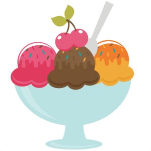 Bowl Of Ice Cream SVG file fo - Free Ice Cream Clip Art