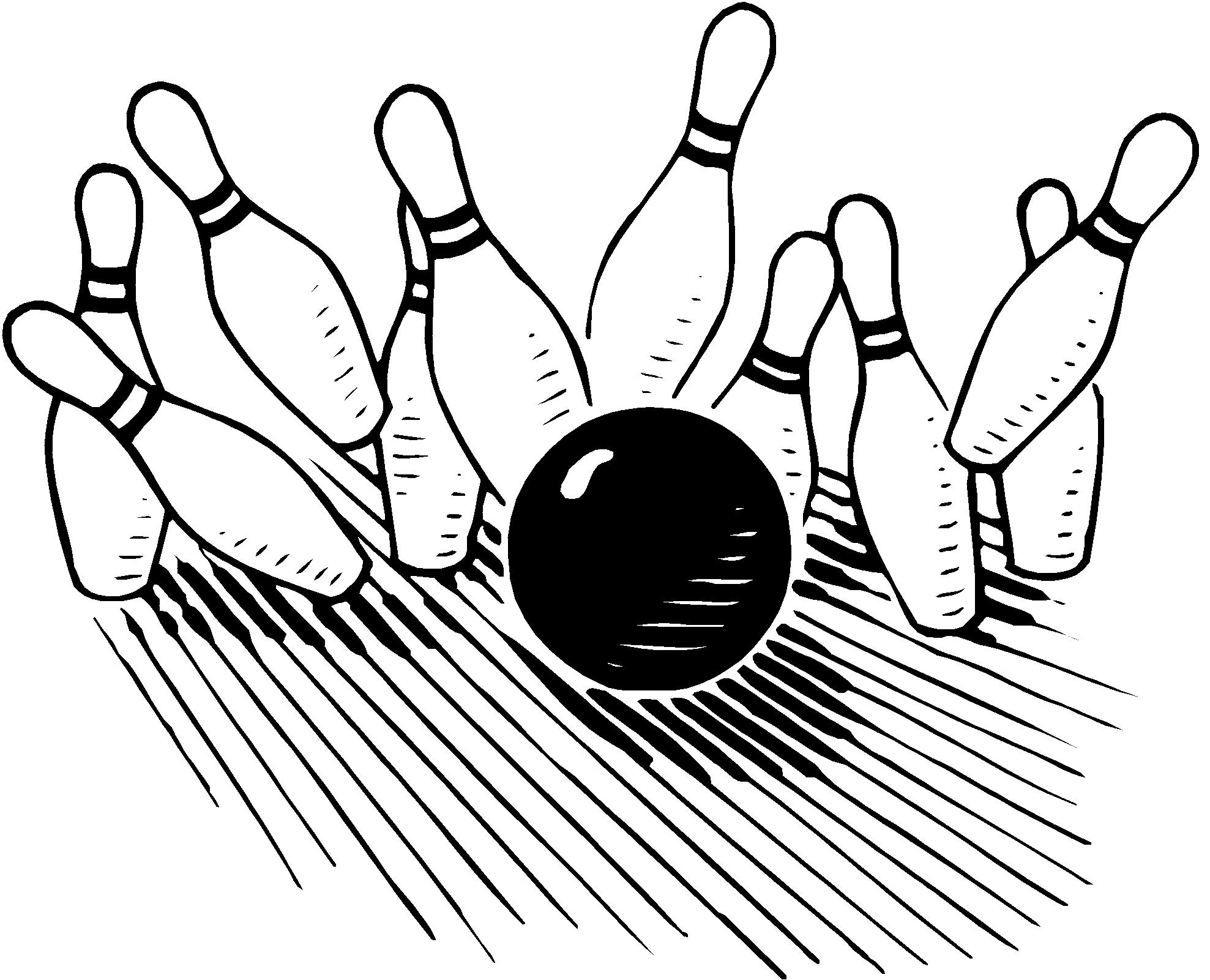 Free Bowling Clipart - The Cl