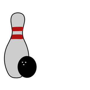 Bowling Pin Ball Clipart Clip - Bowling Pin Clip Art