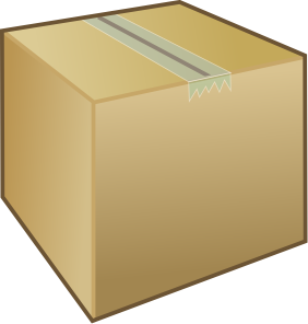 Moving Boxes Clipart #1