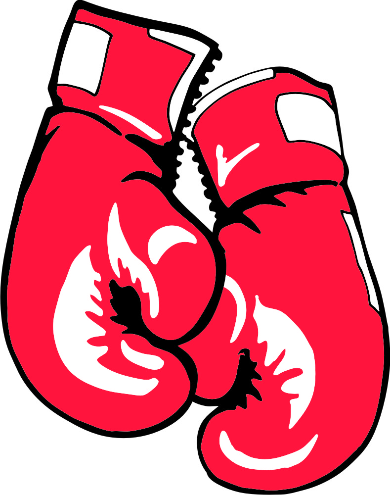 Clipart Illustration of Boxin