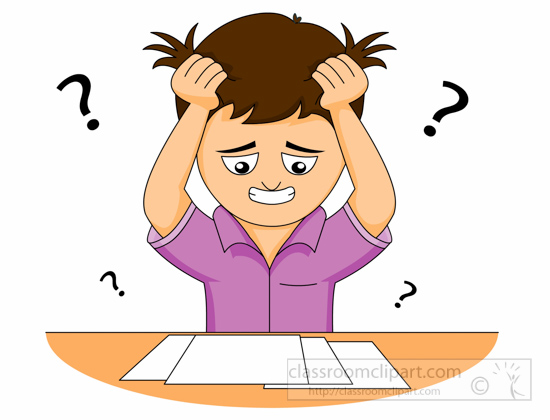 boy-confused-and-pulling-hair-reading-test-question-paper-clipart-1161 boy confused and pulling hair reading test question paper clipart. Size: 106 Kb