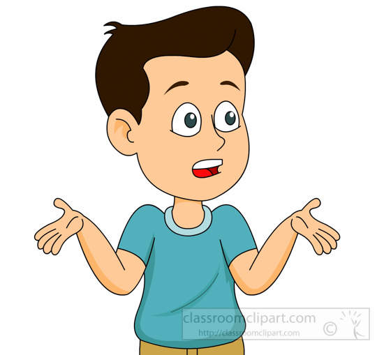 Confused Cartoon Face Clipart