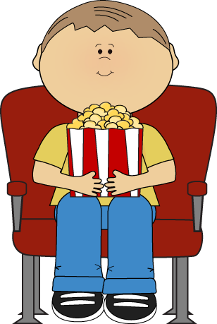 Boy in Movie Theater