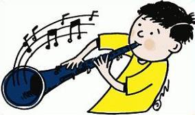 boy playing the clarinet