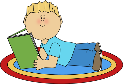 Boy Reading Clip Art - Children Reading Clip Art