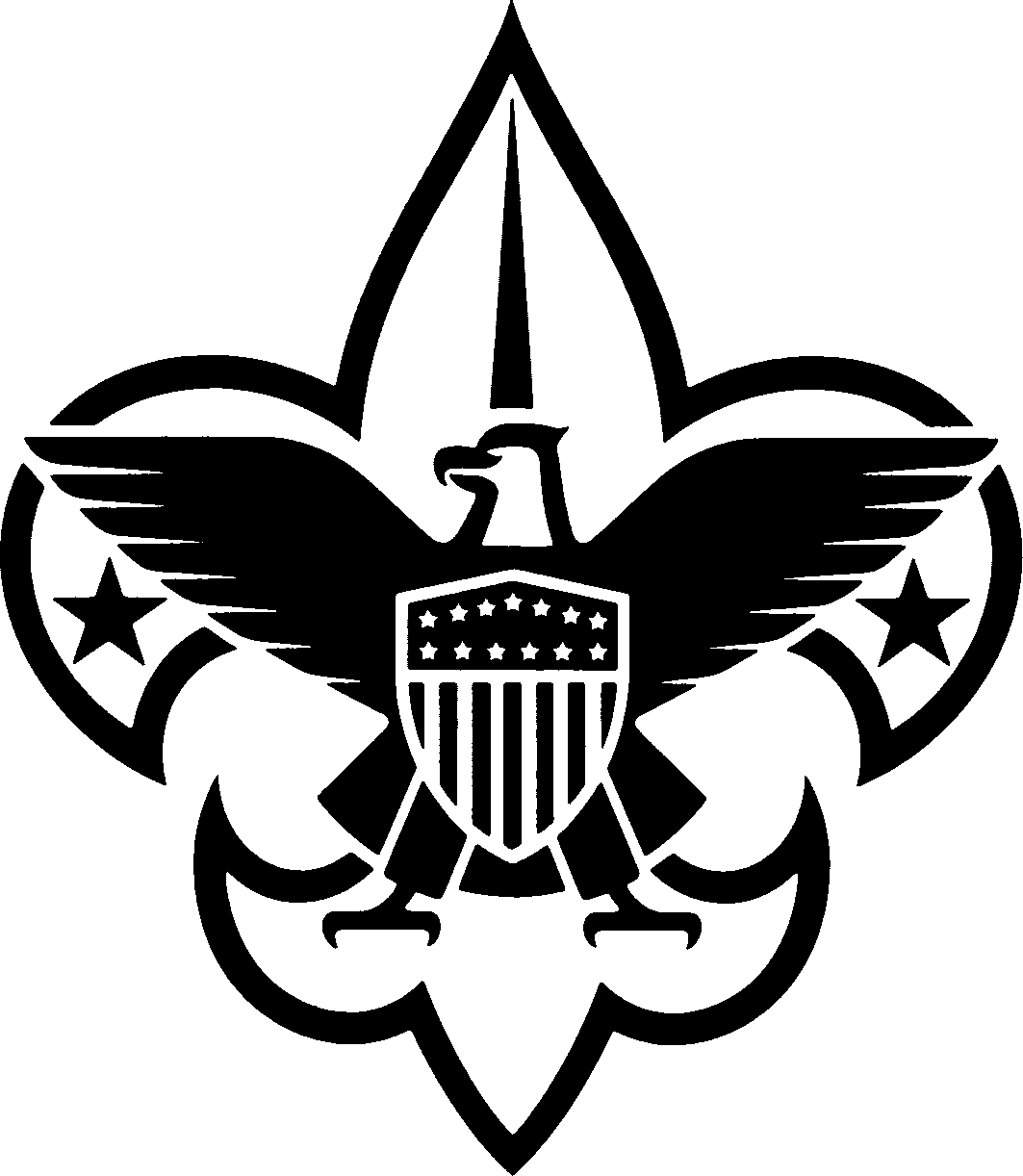 Boy Scout Clipart Scout Clip Art. bsa_logo_clipart_bw.gif (1063x1222)