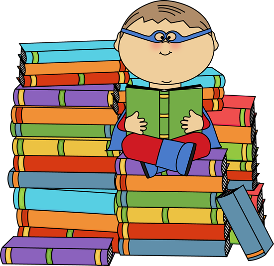 Boy Superhero Bookworm