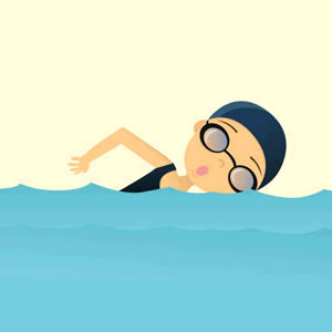 Boy Swimmer Free Clipart - Swim Clipart