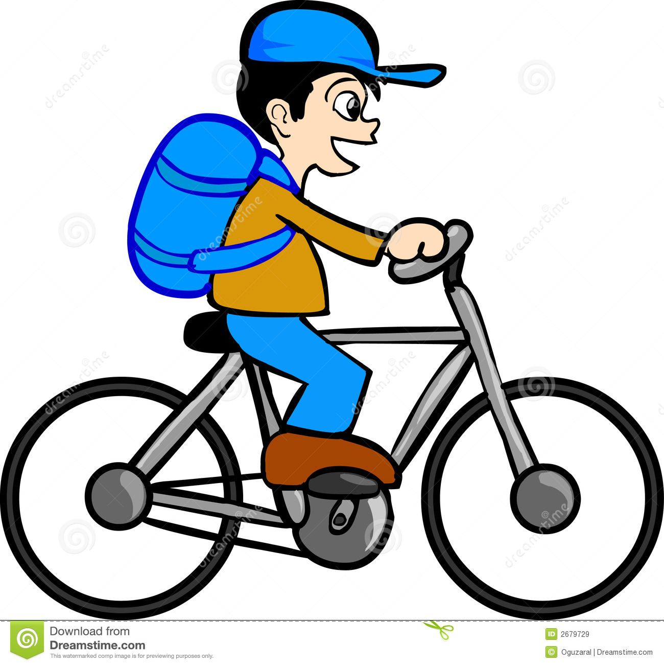 Boy With Bicycle Royalty Free Stock Images Image 2679729