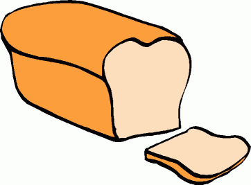 Loaf of bread cartoon clipart