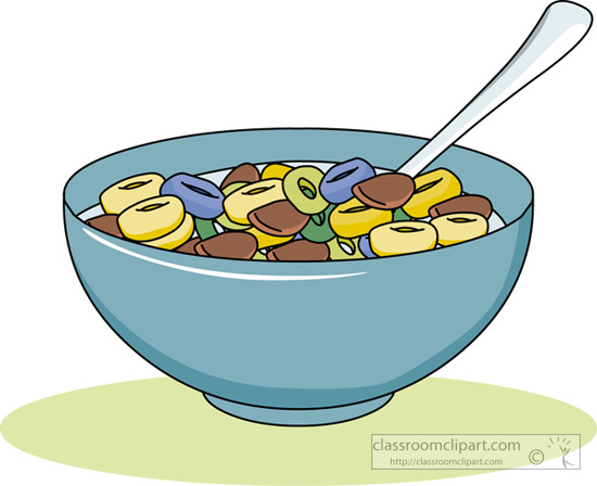 Breakfast Clipart Bowl Of Cereal Classroom Clipart