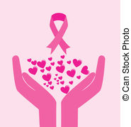 ... Breast cancer design over background, vector illustration
