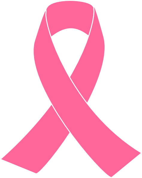 Breast cancer ribbon coloring sheet clipart