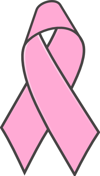 Breast Cancer Ribbon Coloring - Breast Cancer Clipart