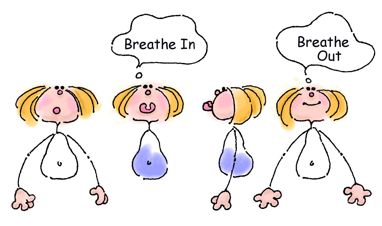 Inhale Exhale Breathe Clipart