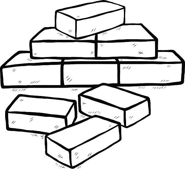 Pyramid Bricks Clip Art, Vector Images u0026 Illustrations