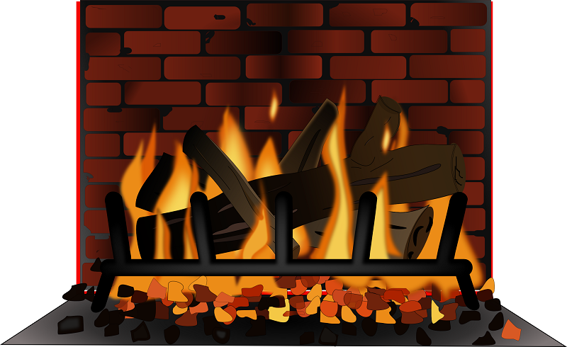 Brick Fireplace Clipart I Des - Fireplace Clip Art