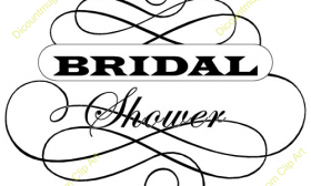 bridal shower clipart for invitations